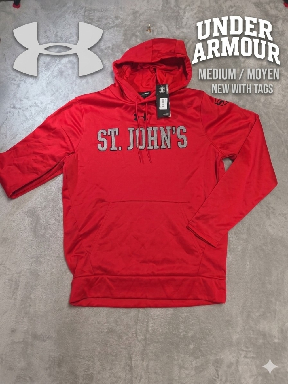 Under Armour Men's Red St. John's Pullover Hoodie